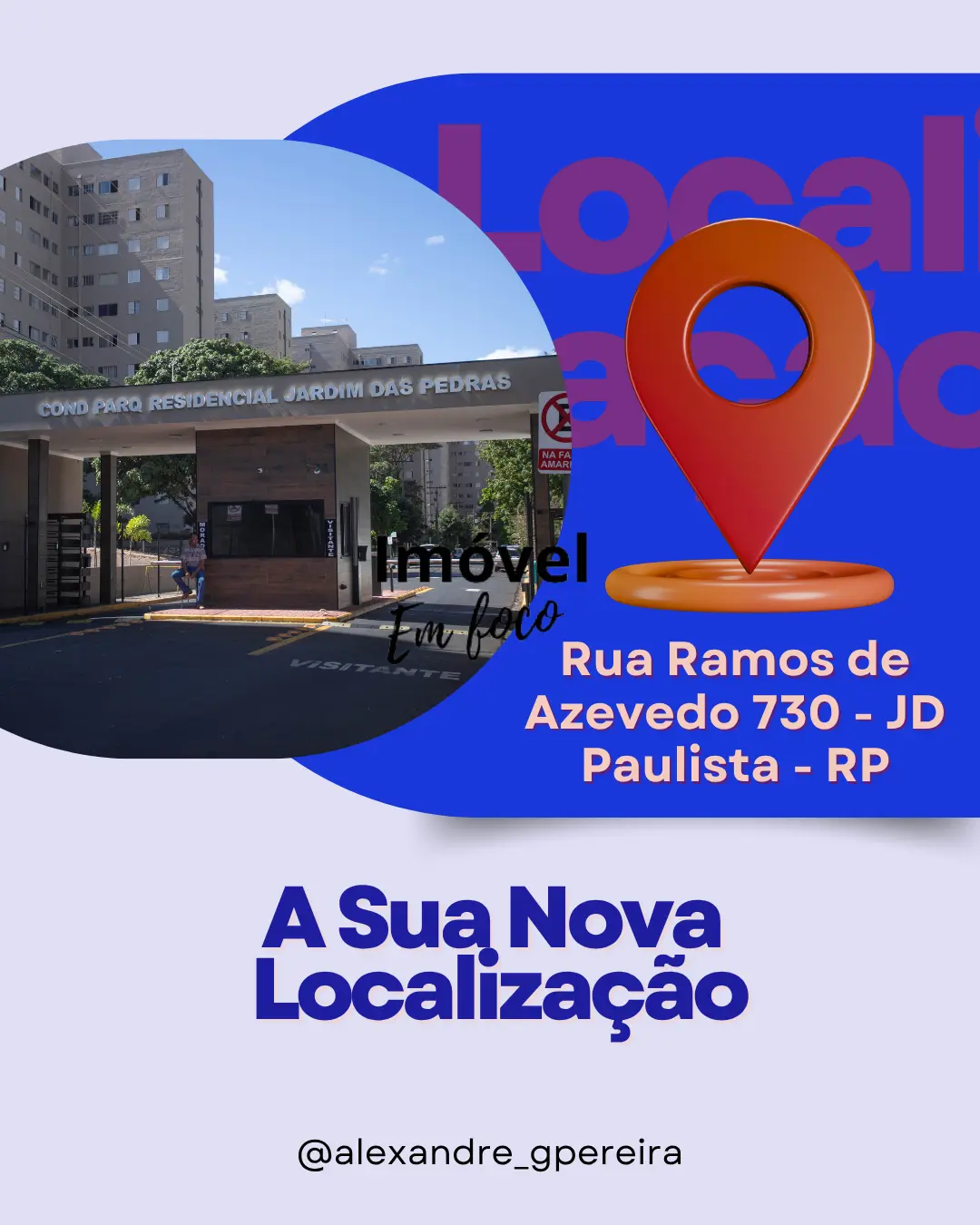Imagem da entrada do Condominio Jardim das Pedras do Apto Alpha que esta à Venda.